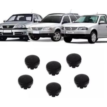 Imagem de Kit 6 Tampas Grelha Churrasqueira Gol Saveiro Parati G2 Bola