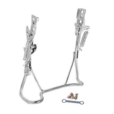 Imagem de Pegciuho Suporte de Estacionamento para Bicicleta Elétrica, Suporte Central Duplo E Peça de Reposição de Ferro Resistente Ao Desgaste Adequada para Reparo, Furo Duplo, 14inch