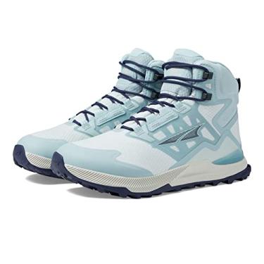 Imagem de ALTRA Women's AL0A7R7J Lone Peak All-WTHR Mid 2 Trail Running Shoe, Light Blue - 6 M US