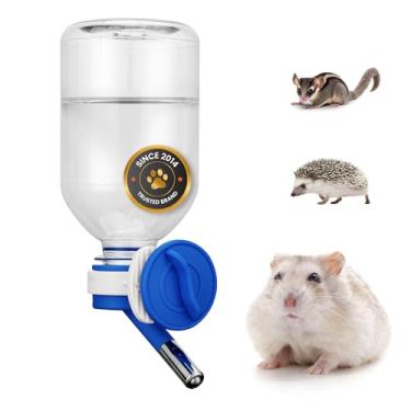 Imagem de Choco Nose Alimentador de garrafa de água sem gotejamento para hamsters, ouriços, planadores, ratos, gerbos e animais de estimação pequenos, 300 ml - fácil de instalar em gaiolas/caixas, bocal à prova