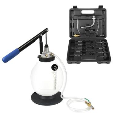 Imagem de WUODAO Bomba De Transferência Óleo Transmissão Grande Capacidade 7,5 L Com 15 Adaptadores Enchimento Atf, Compatíveis Ford Audi Mercedes Benz Vw Bmw, Conjunto Caixa Câmbio Manual (Preto 1)