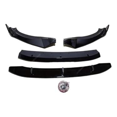 Imagem de Aerofólio dianteiro para carro, difusor e defletor compatível com BMW X3 G01 X4 G02 M40i M40d M-Pack M-Sport 2017-2021 Bodykit Tuning(Matte Black)