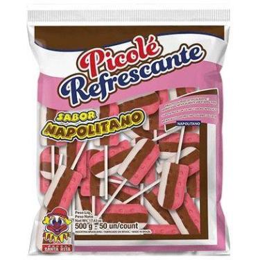 Imagem de Pirulito Picolé Napolitano 500g - Santa Rita