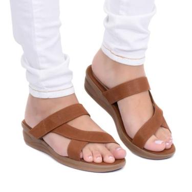 Imagem de Tamanco Feminino Ortopédico Anatômico Confort Macio Bege - Skalvin, Ca