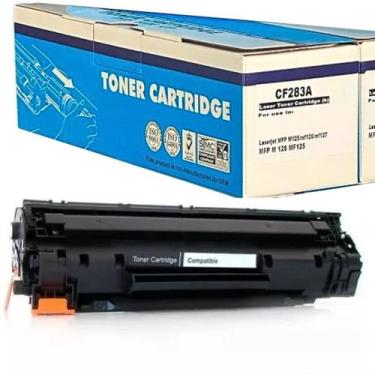 Imagem de Toner Preto Compatível Para Impressora 283a 83a M127 M127fw M125a M225