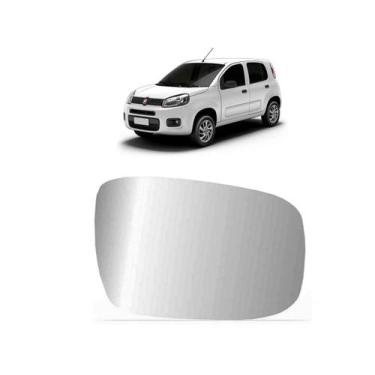 Imagem de Lente Vidro Retrovisor Uno Way Vivace motorista 2010 diante  EB687 - F