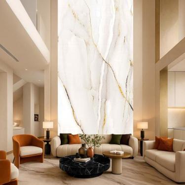Imagem de 2 Placa Adesiva em Rolo 3d Marmore Parede Lavavel 260X120cm - Tribosho