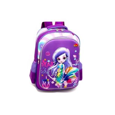 Imagem de Mochila Da Sereia 3D Escolar 01932 - Ello