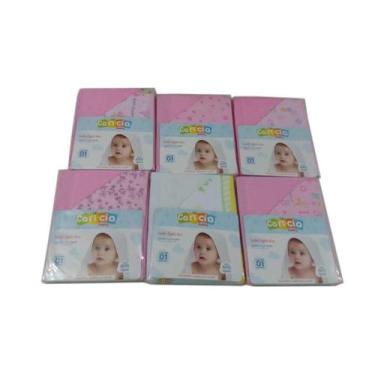 Imagem de Kit Enxoval 2 Toalhas De Banho 2 Cueiros 10 Fraldas menina - Dugu