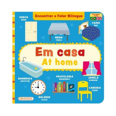 Imagem de Livro - Em Casa / At Home - Encontrar e Falar Bilíngue