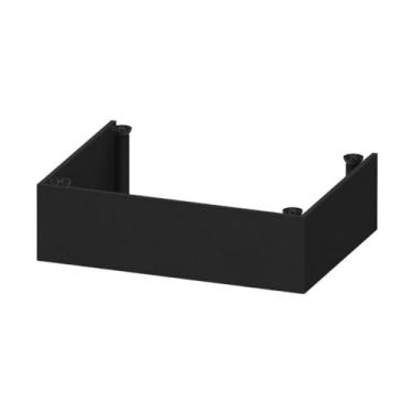 Imagem de Kit Rodapé para Paneleiro/torre Quente 62cm Veneza com Pés Multimóveis Mp3730 Preto