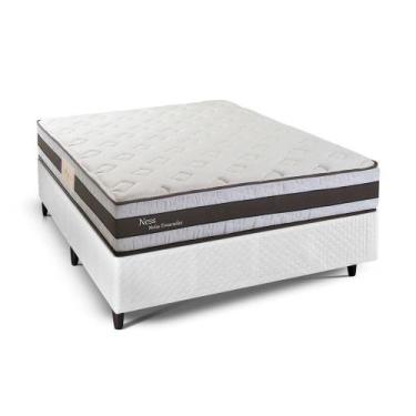 Imagem de Cama Box Casal Herval Ness com Molas Ensacadas, 65x138x198 cm