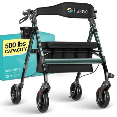 Imagem de Rollator Walker Helavo Bariatric All Terrain 500 libras