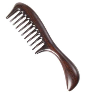 Imagem de Pente de cabelo Onedor de madeira perfumada antiestática de sândalo pr