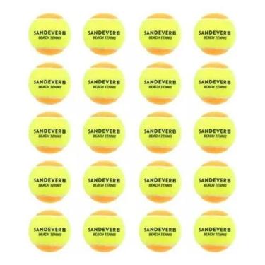 Imagem de 2X Kit Com 20 Bolas Beach Tennis Bolinha Tênis Praia Sandeve