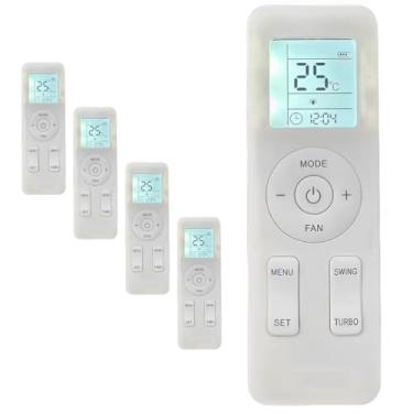 Imagem de Kit 5 Controle Remoto Ar Condicionado Compatível Gree Split Yay1f1