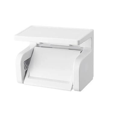 Imagem de FytStycale Suporte de Papel Higiênico Portátil Moderno, Dispensador de Papel Toalha de Parede com Prateleira para Telefone para Cozinha E Banheiro