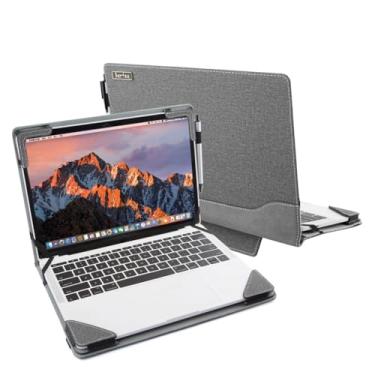 Imagem de Berfea Capa compatível com HP EliteBook 630 G10/G9 13,3 polegadas Notebook PC Laptop Capa protetora capa dura de couro PU