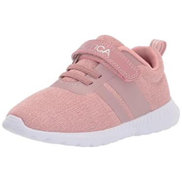Imagem de Nautica Kids Girls Fashion Sneaker Running Shoe Strap/Slip On (Toddler/Little Kid)
