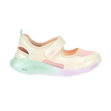 Imagem de Tênis Infantil Bibi Evolution Ii Bege com Verde 36