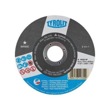 Imagem de Disco corte 4 1/2x1,0inox tyr.new - TYROLIT
