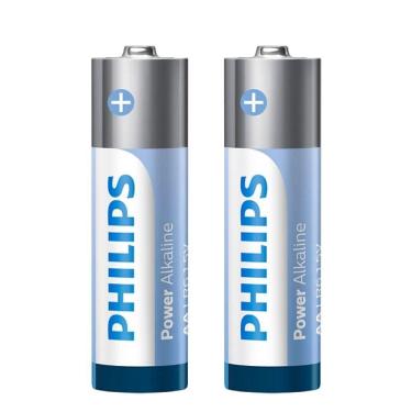 Imagem de Pilha Alcalina Pequena Aa Com 2 Unidades - 200100 - Philips