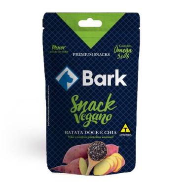 Imagem de Bark Vegano Petisco Bifinho Para Cão, Batata Doce e Chia