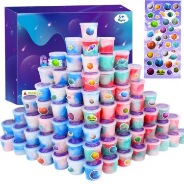 Imagem de Kit Slime Jajskuwa Galaxy 70, pacote de 30 ml para crianças de 5 a 12 