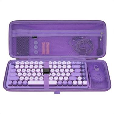 Imagem de Capa rígida combinada de teclado e mouse para compacta de 84 teclas - 