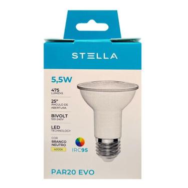 Imagem de Lâmpada de Led PAR20 5,5W 4000K 25 IRC 95 E27 Bivolt - Stella - STH200