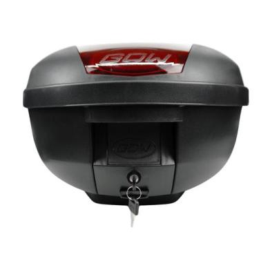 Imagem de Baú Moto Gow 33L Bauleto Universal Organizador de Carga com Base de In