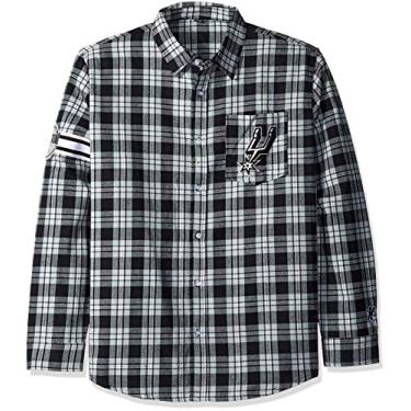 Imagem de Camisa masculina NBA Atlanta Hawks NBA com estampa de flanela, Team Color, Medium