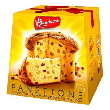 Imagem de Panetone De Frutas Cristalizadas E Uva Passas Bauducco 908g Sabor Frut