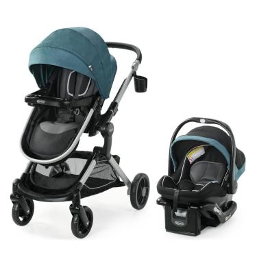 Imagem de Carrinho de Bebê com Cadeira para Carro Graco Modes Nest, Azul