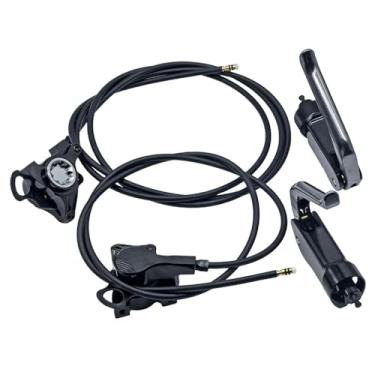 Imagem de Baoblaze Conjunto de freios hidráulicos para bicicleta, rotor de 140 mm, universal, acessórios, freios a óleo, peças de reparo para áreas externas, a disco