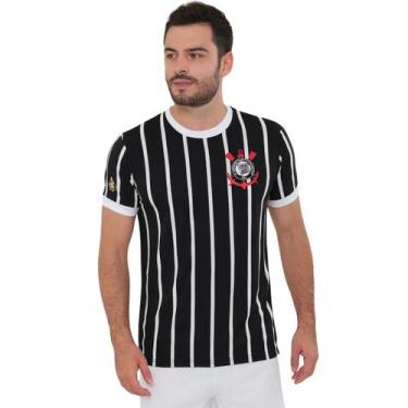 Imagem de Camisa Retrô Corinthians Democracia 1982 Masculina Oficial Licenciada 