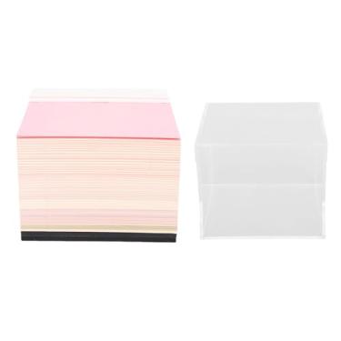 Imagem de TOPINCN Bloco de Notas de Calendário de Arte 3D, Calendário de Peças de Tempo 2026, Bloco de Notas de Arte Escultura de Exclusiva Rasga Esculpindo Notas Adesivas DIY para (Rosa)