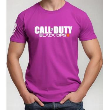 Imagem de Camisa Camiseta Adulto Masculina Feminina Algodão Gamer Jogo Call of D