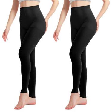 Imagem de Meia-calça de compressão YISEMEYA Medical 20-30mmHg para homens e mulh