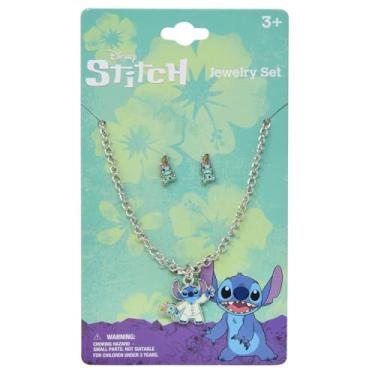 Imagem de Disney Stitch Conjunto de joias – Colar e brincos para crianças
