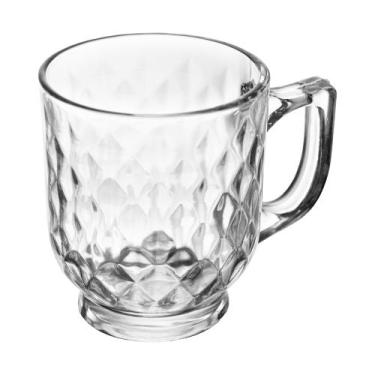 Imagem de Caneca Cafe, Cha Chocolate Quente Diamond 200ml Vidro - Lyor