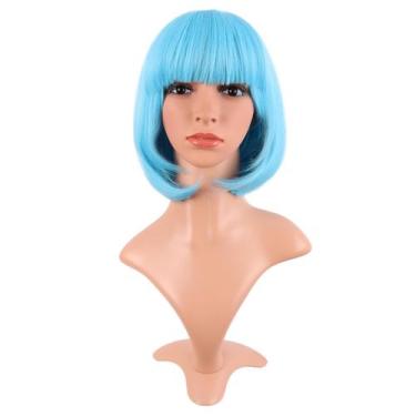 Imagem de Peruca MapofBeauty Fashion Lady Short Straight Sintética 30 cm