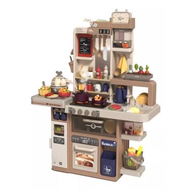 Imagem de Cozinha Interativa Completa Som Vapor Pia 88 Acessórios 93cm