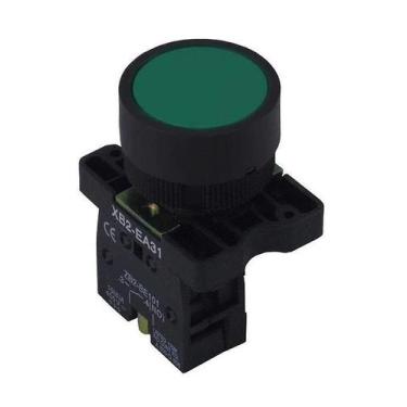 Imagem de Botao xb2 ea31 plastico verde na lukma