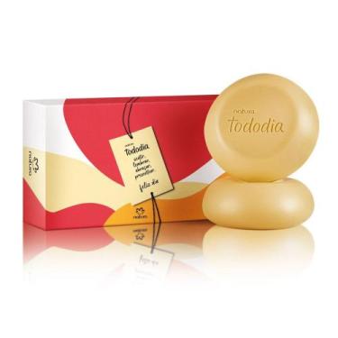 Imagem de Sabonete em Barra Puro Vegetal Tododia Pêssego e Flor de Cravo 2 un. d