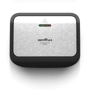 Imagem de Sanduicheira e Grill Britânia  Antiaderente 750W BGR25A