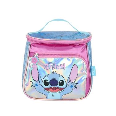 Imagem de Lancheira Escolar Luxcel Stitch Glitter Roxo