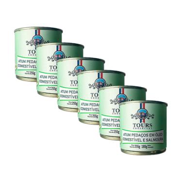 Imagem de Kit 6X: Atum Pedaços em Óleo Tours 255g