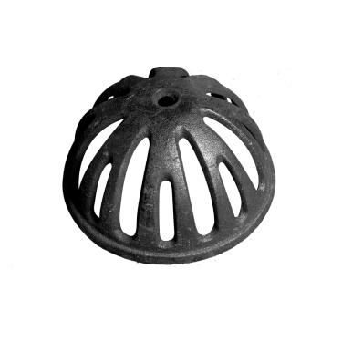 Imagem de Kit 5 Ralo Grelha Abacaxi Semiesférico 150mm Ferro Fundido