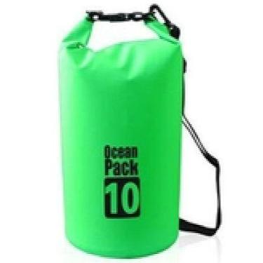 Imagem de Bolsa Impermeável 10 Litros a Prova D'agua Saco de Natação Pesca Praia